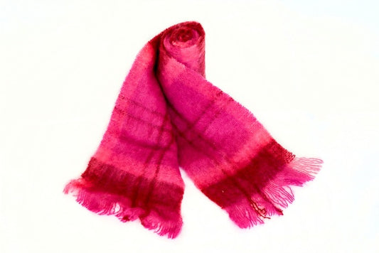 Casual Mohair Scarf [Color] Cromwell Cherry Pink